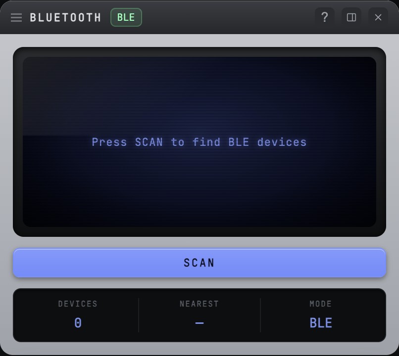 Bluetooth scanner instrument